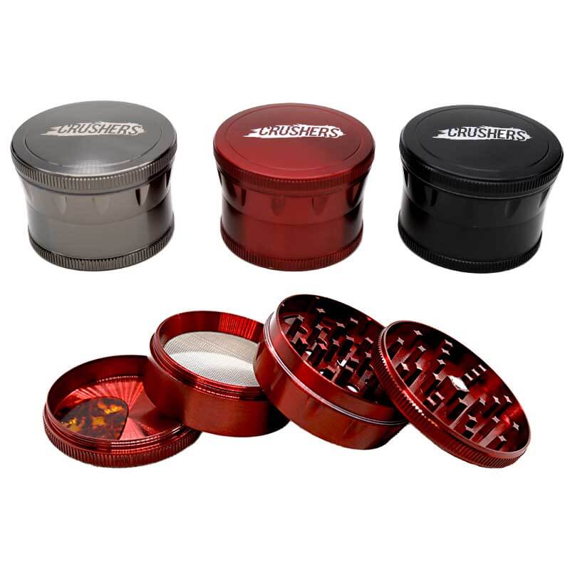 Crushers Jumbo Drum 4 Part Grinder (GR133) | 63mm | Assorted Colors product image